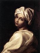 SIRANI, Elisabetta Portrait of Beatrice Cenci wr oil painting reproduction